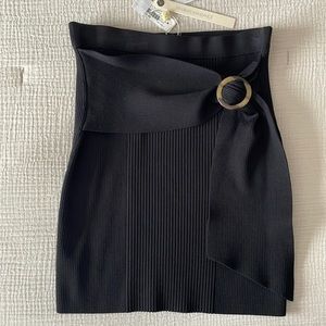 JONATHAN SIMKHAI thick ribbed knit mini Pencil skirt